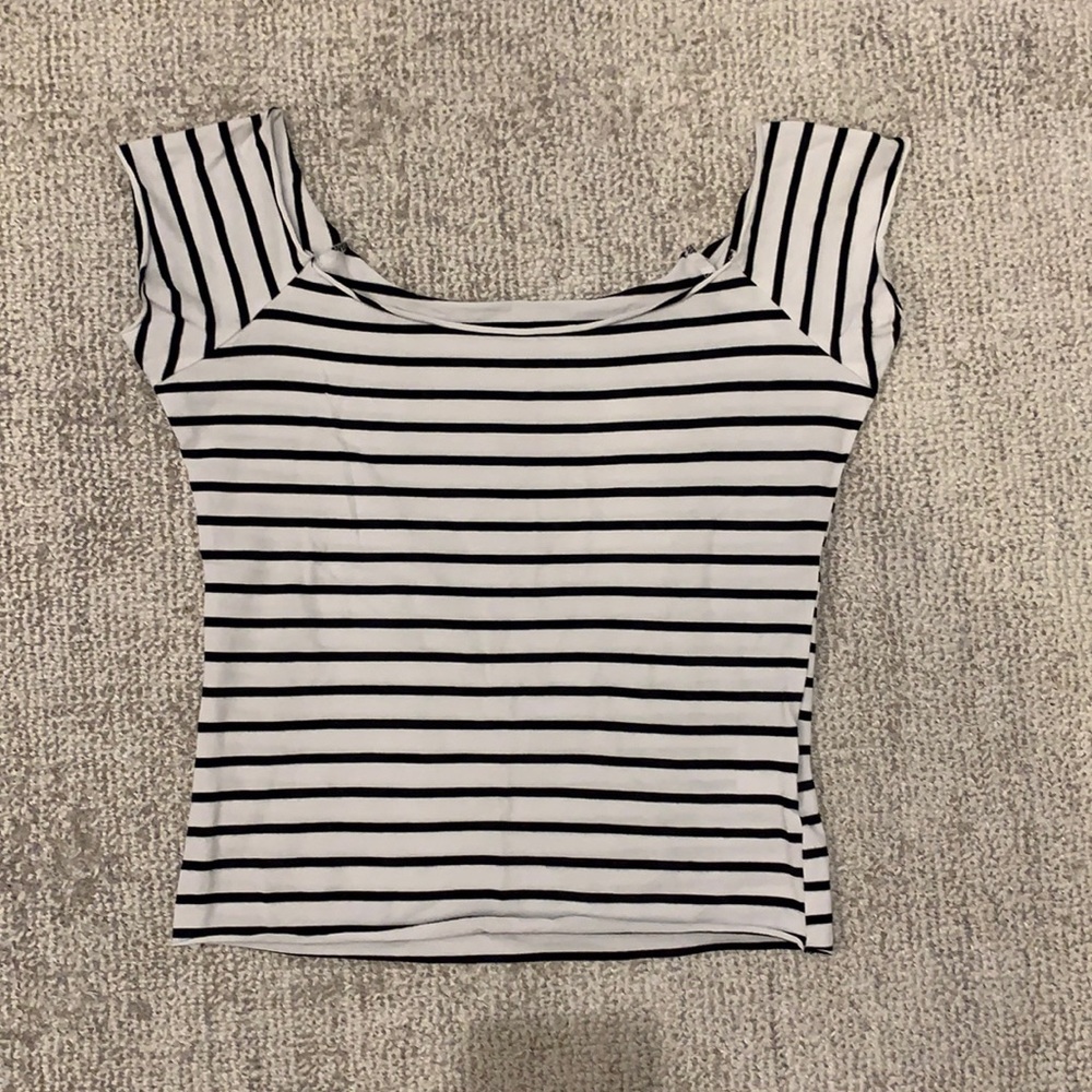 Brandy Melville Striped Crop Top